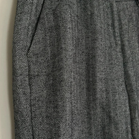 Vintage LL Bean Wool Herringbone Trousers – 30P - Picture 4 of 10
